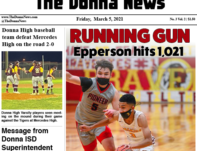 THE DONNA NEWS 3-05-21 E-EDITION