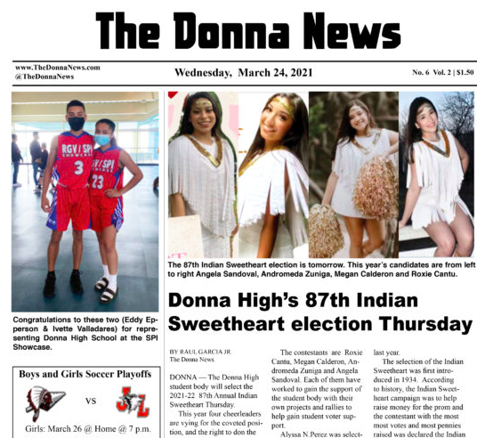 THE DONNA NEWS 3-24-21 E-EDITION