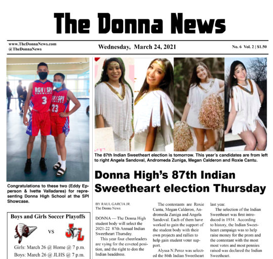 THE DONNA NEWS 3-24-21 E-EDITION