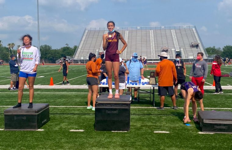 Jones sets Area Meet High Jump record at 5’4 feet