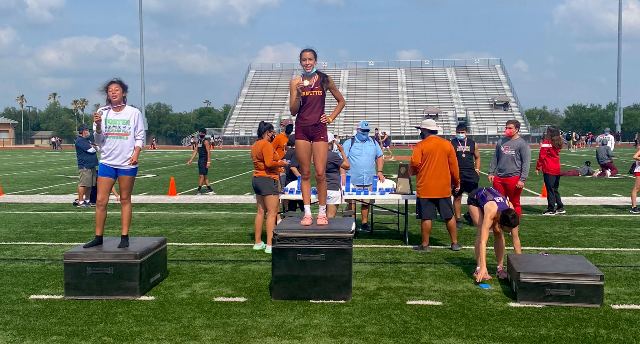 Jones sets Area Meet High Jump record at 5’4 feet