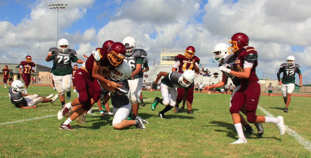 Donna High Freshmen football roll past PSJA Memorial