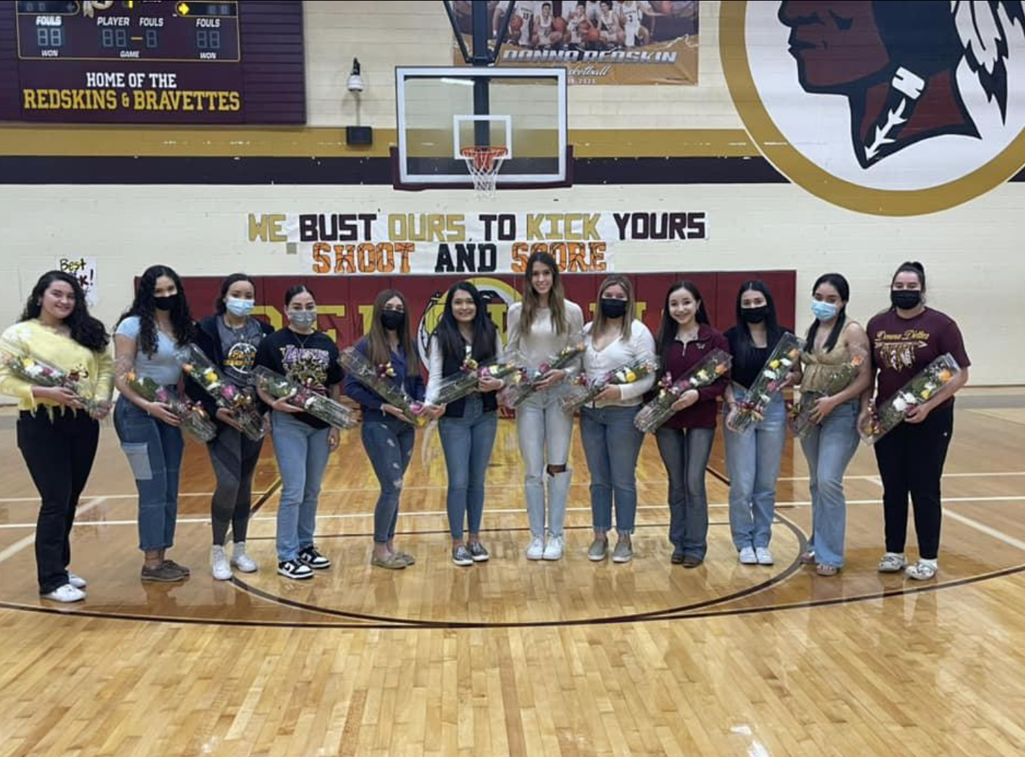 Bravettes celebrate for reaching playoffs, finished second in District 32-5A