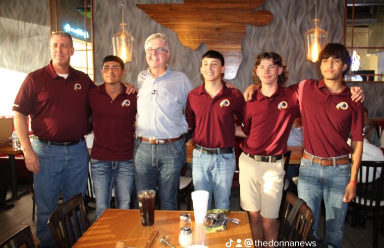 Texas Lieutenant Governor Dan Patrick makes campaign trail stop in Donna