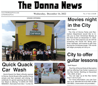 THE DONNA NEWS 12-14-21 E-EDITION