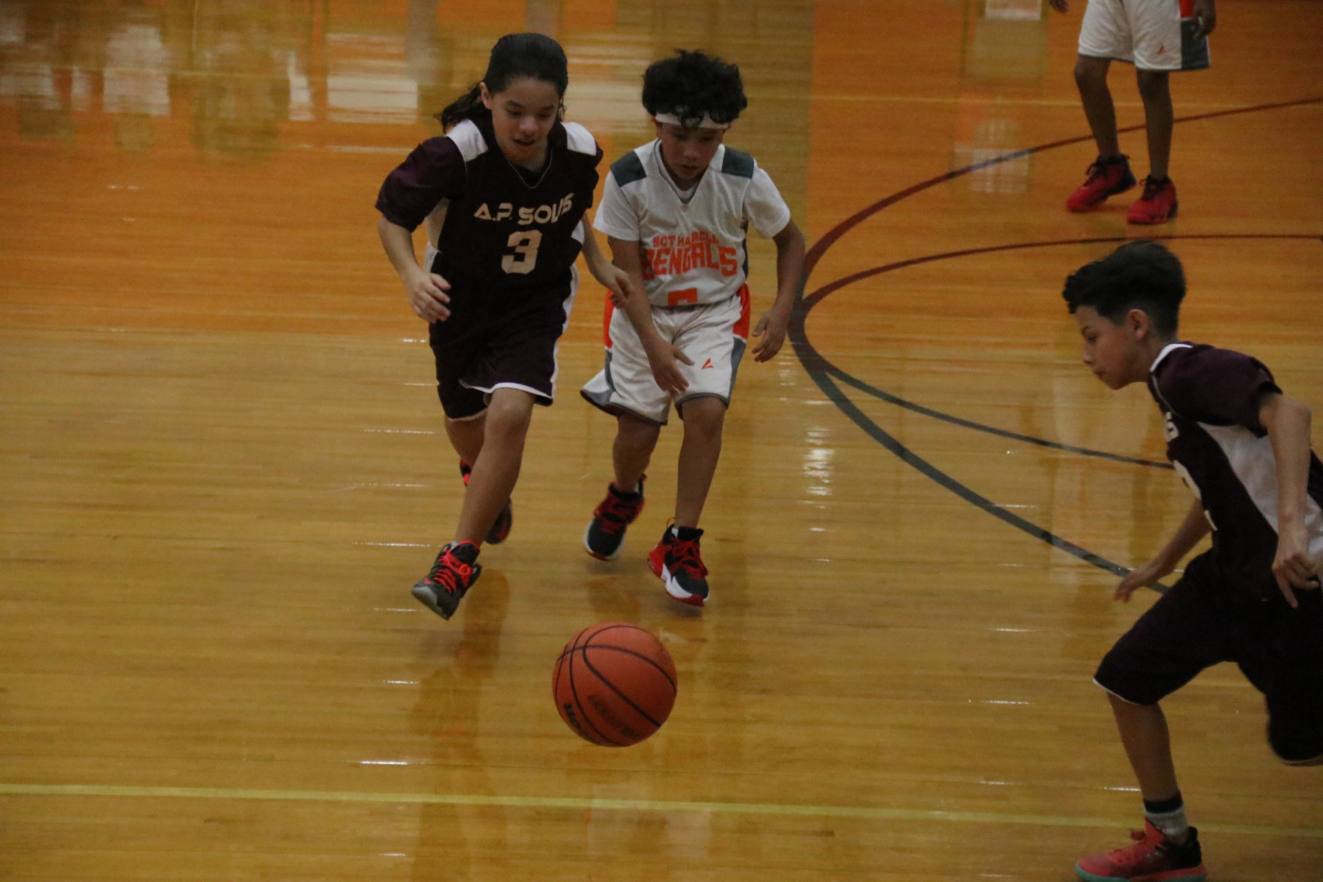 Donna’s AP Solis vs. Mercedes’ Harrel basketball game pics