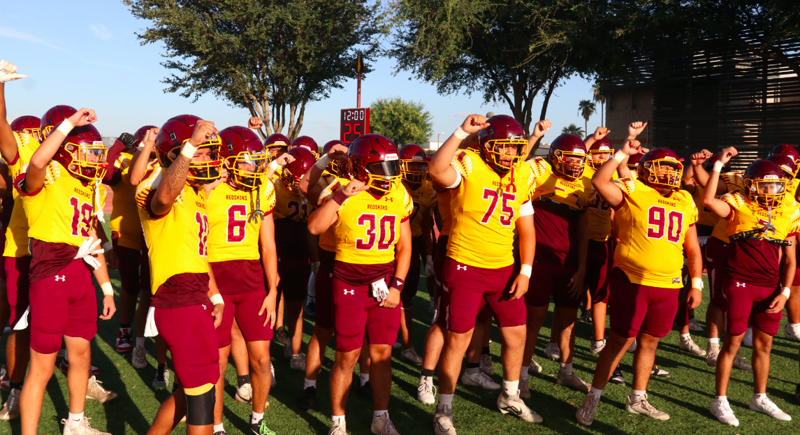 Donna High Redskins hosted San Benito Greyhounds in season opener scrimmage