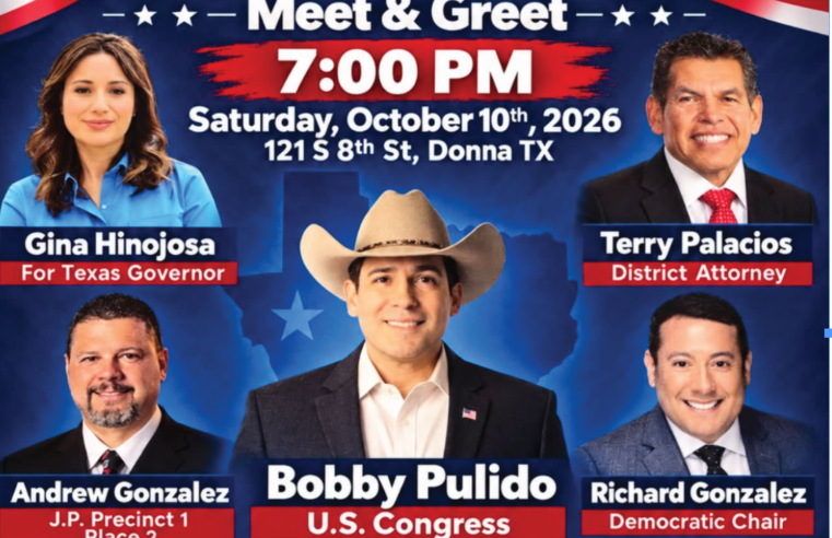 Democratic Rally and Meet-and-Greet Scheduled for Saturday in Donna