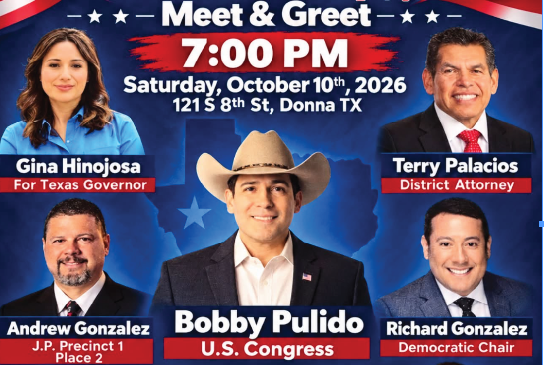 Democratic Rally and Meet-and-Greet Scheduled for Saturday in Donna
